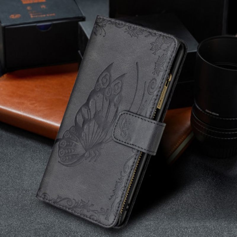 Kotelot Xiaomi Redmi 10 Butterfly Baroque Vetoketjullinen Tasku