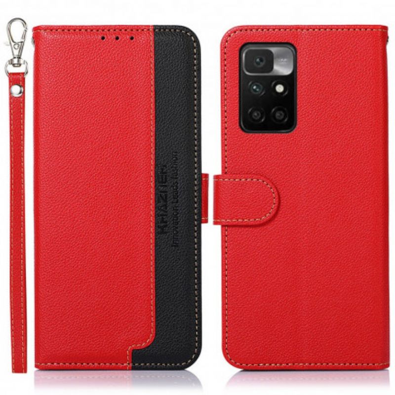 Kotelot Xiaomi Redmi 10 Lychee Style Rfid Khazneh