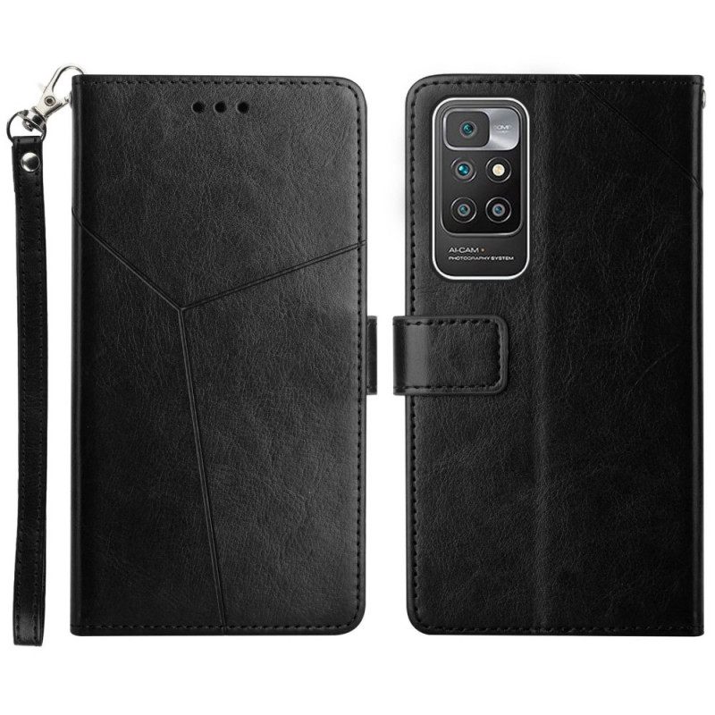 Kotelot Xiaomi Redmi 10 Style Leather Geo Y Design