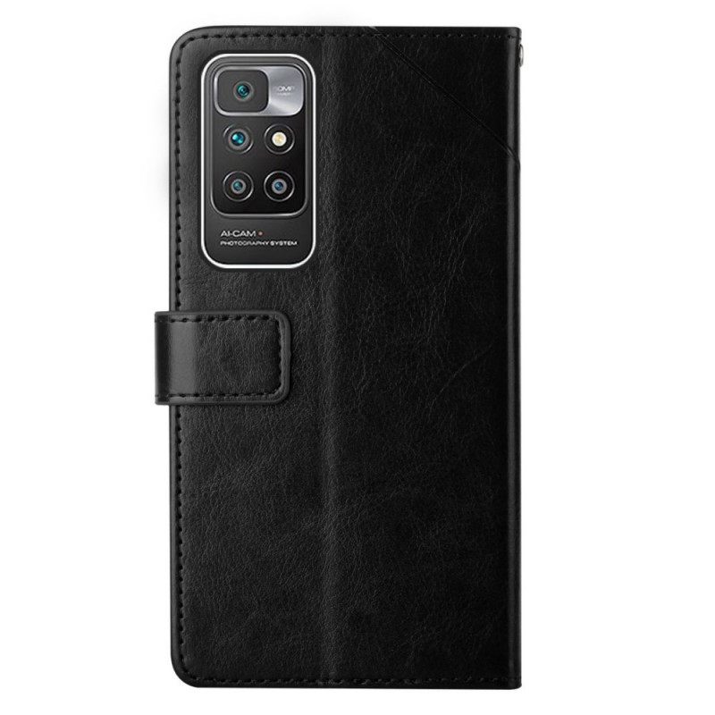 Kotelot Xiaomi Redmi 10 Style Leather Geo Y Design
