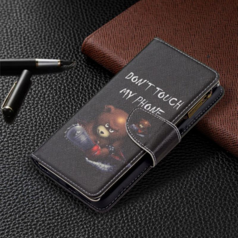 Kotelot Xiaomi Redmi 10 Vetoketjullinen Pussikarhu