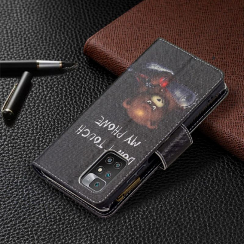 Kotelot Xiaomi Redmi 10 Vetoketjullinen Pussikarhu