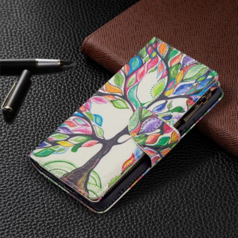 Kotelot Xiaomi Redmi 10 Vetoketjullinen Puutasku