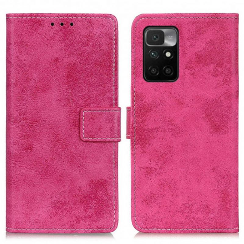 Kotelot Xiaomi Redmi 10 Vintage Leather Effect