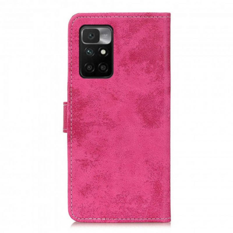 Kotelot Xiaomi Redmi 10 Vintage Leather Effect