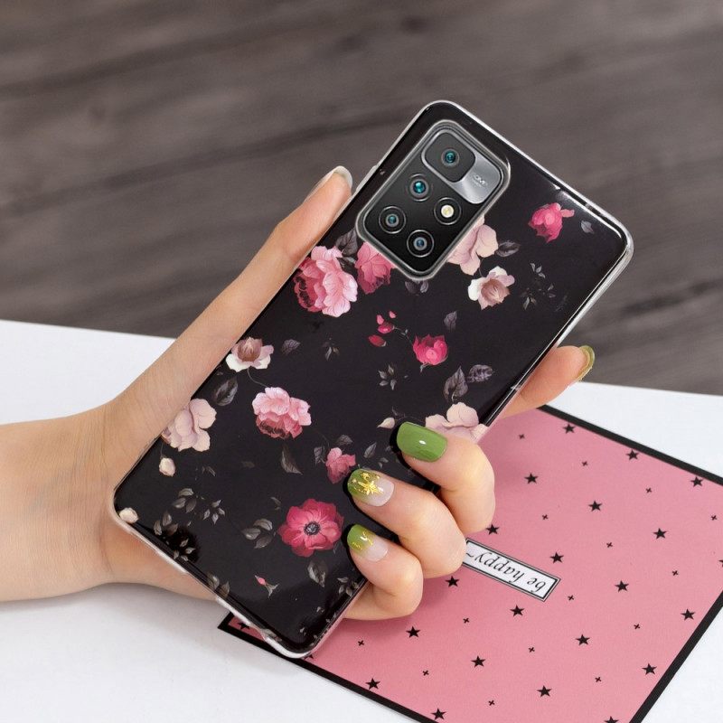 Kuori Xiaomi Redmi 10 Fluorescent Floralies