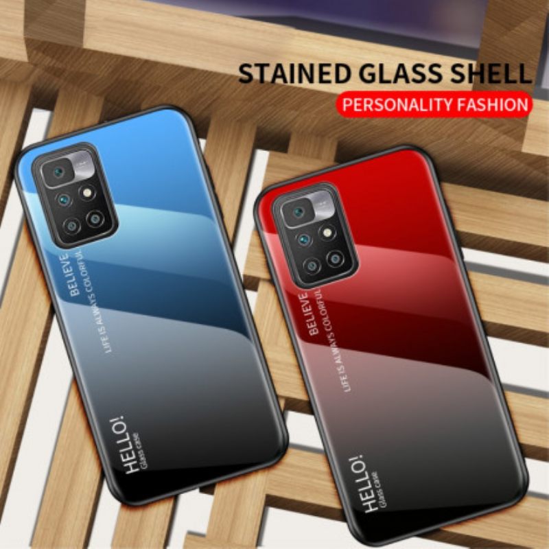 Kuori Xiaomi Redmi 10 Tempered Glass Hei