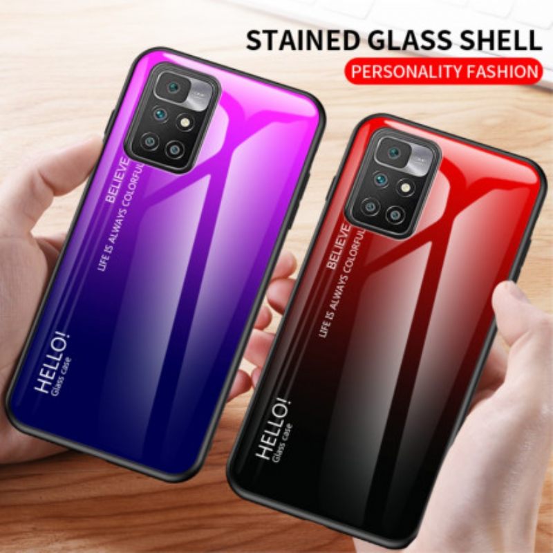 Kuori Xiaomi Redmi 10 Tempered Glass Hei