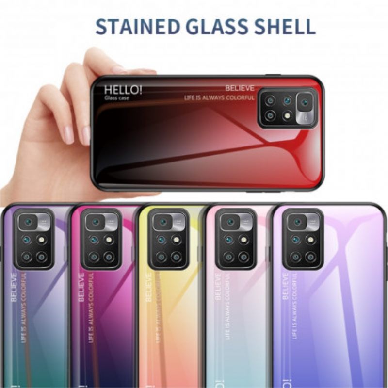 Kuori Xiaomi Redmi 10 Tempered Glass Hei