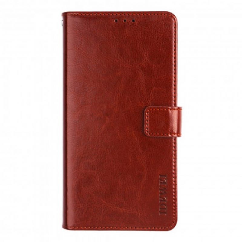 Nahkakotelo Xiaomi Redmi 10 Faux Leather Idewei
