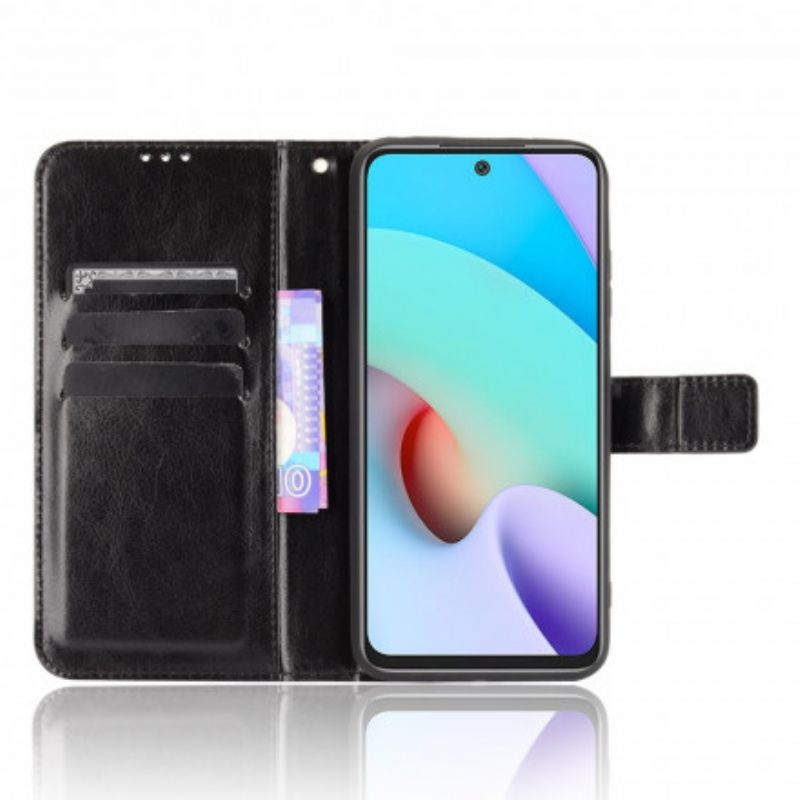 Nahkakotelo Xiaomi Redmi 10 Keinonahka Näyttävä