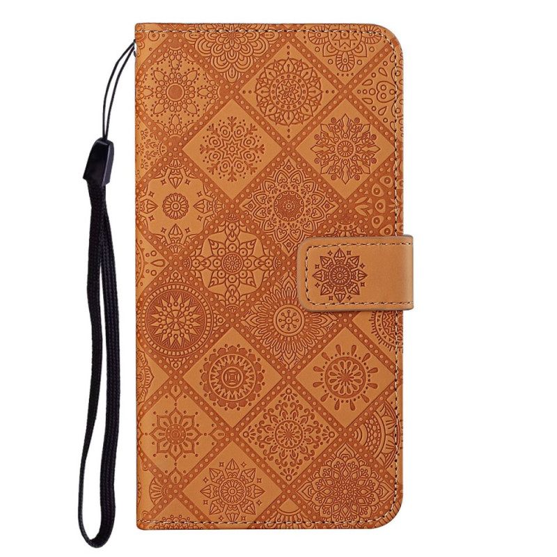 Nahkakotelo Xiaomi Redmi 10 Pattern Tapestry