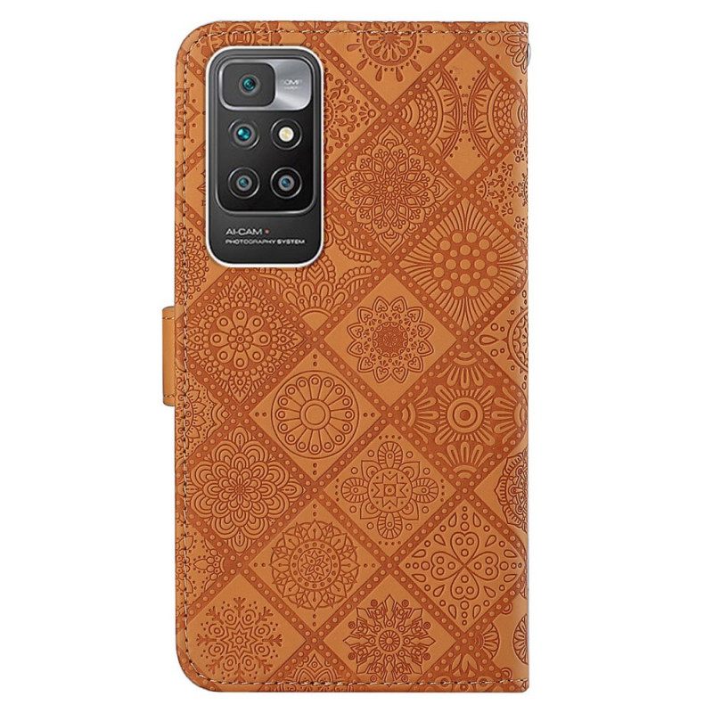 Nahkakotelo Xiaomi Redmi 10 Pattern Tapestry