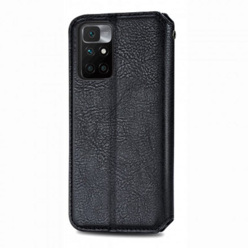 Puhelinkuoret Xiaomi Redmi 10 Kotelot Flip Diamond Texture Leather Effect