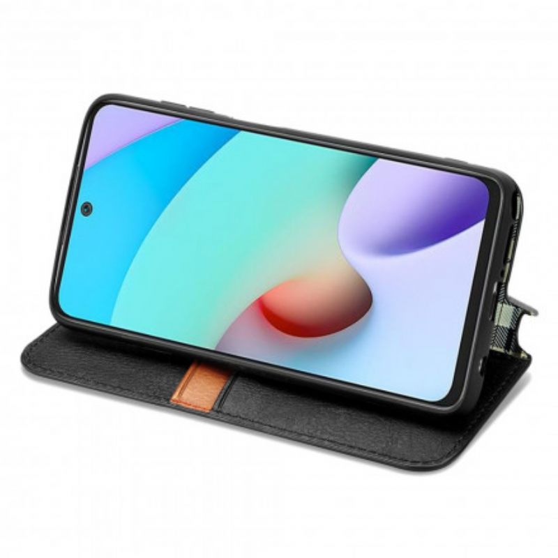 Puhelinkuoret Xiaomi Redmi 10 Kotelot Flip Diamond Texture Leather Effect