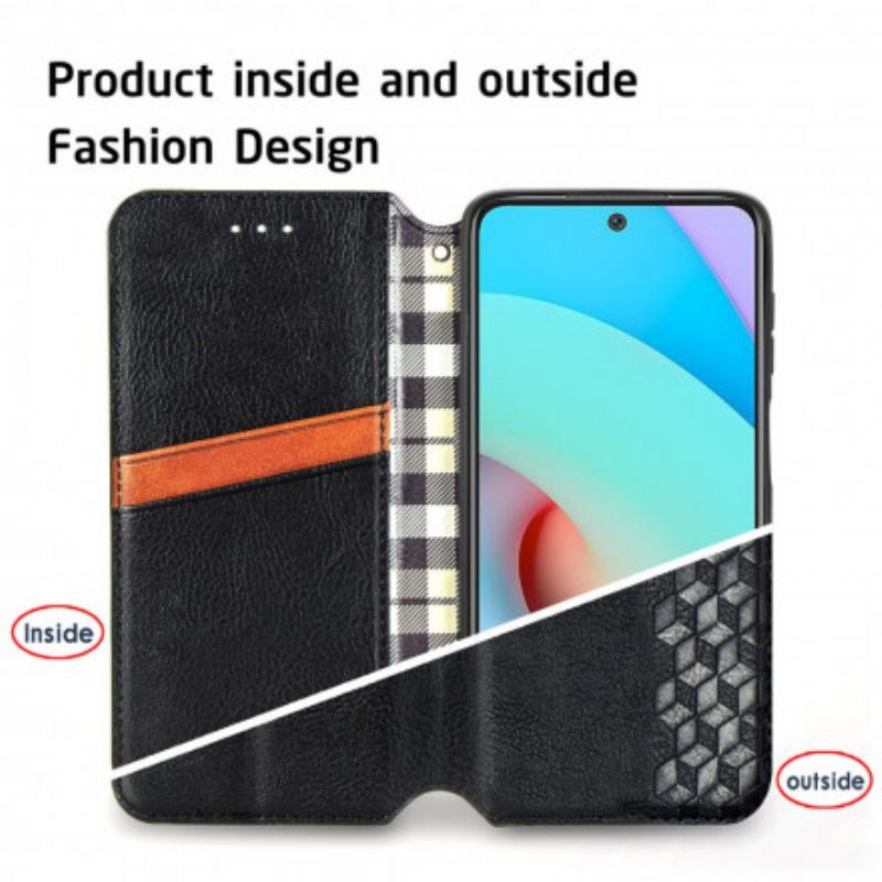 Puhelinkuoret Xiaomi Redmi 10 Kotelot Flip Diamond Texture Leather Effect