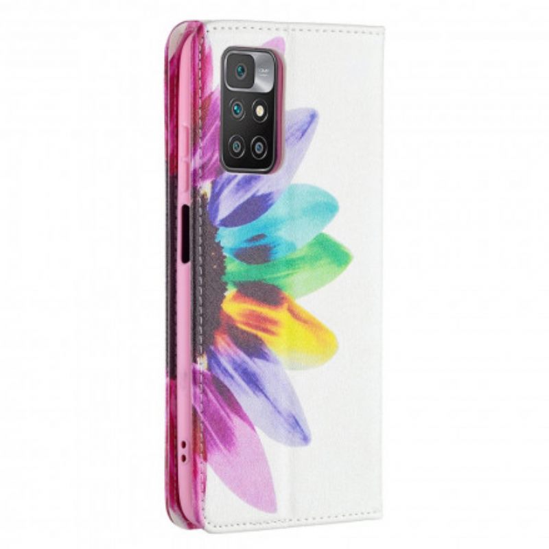 Puhelinkuoret Xiaomi Redmi 10 Kotelot Flip Flower Watercolour