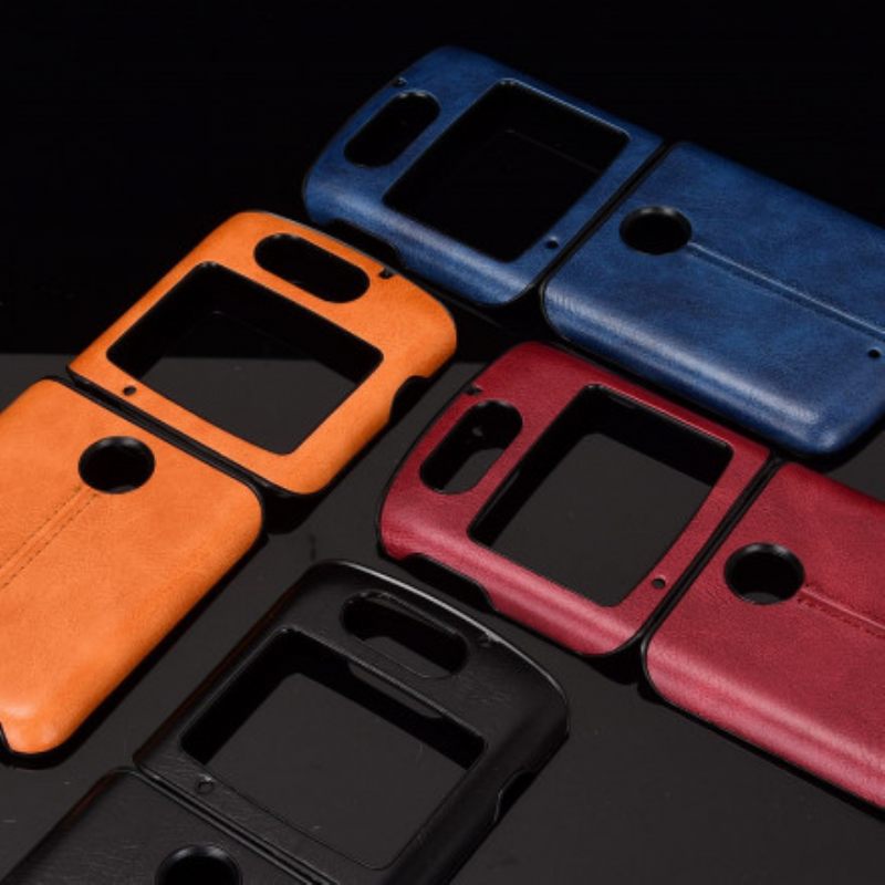 Kuori Motorola Razr 5G Keinonahkaompeleet