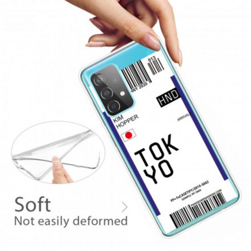 Case Samsung Galaxy A32 4G Boarding Pass Tokioon