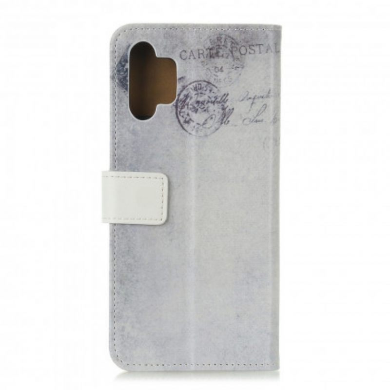 Flip Case Samsung Galaxy A32 4G Matkustava Kissa