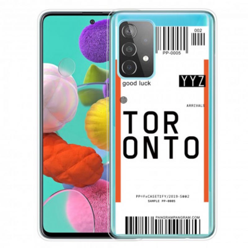 Kuori Samsung Galaxy A32 4G Boarding Pass Torontoon
