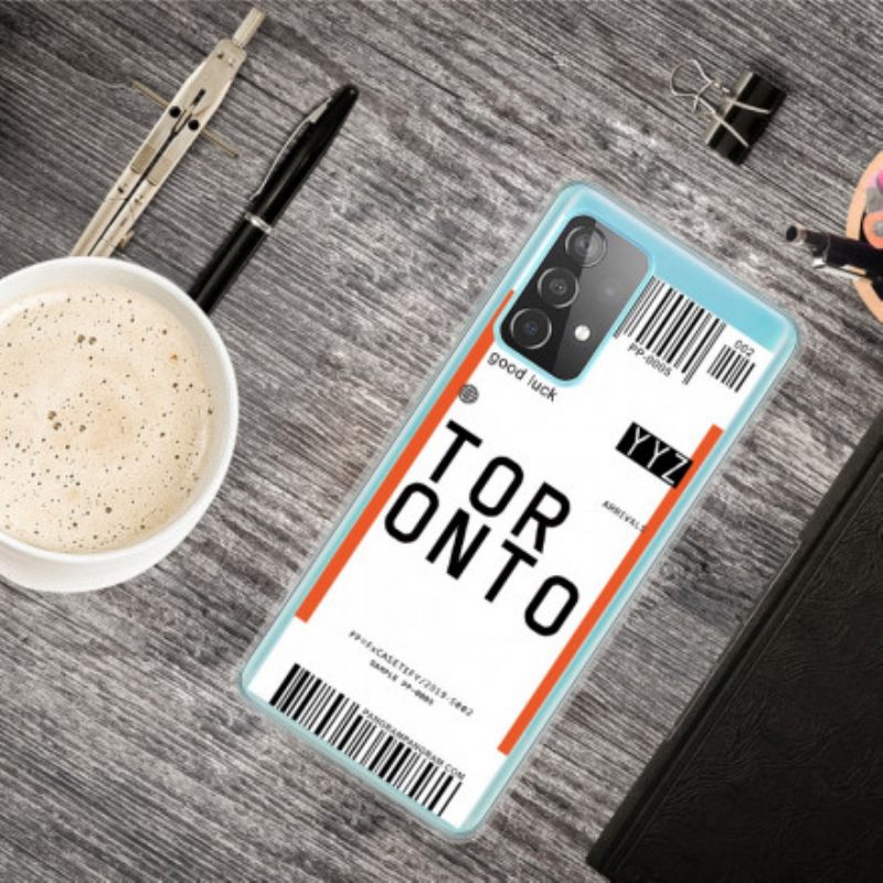 Kuori Samsung Galaxy A32 4G Boarding Pass Torontoon