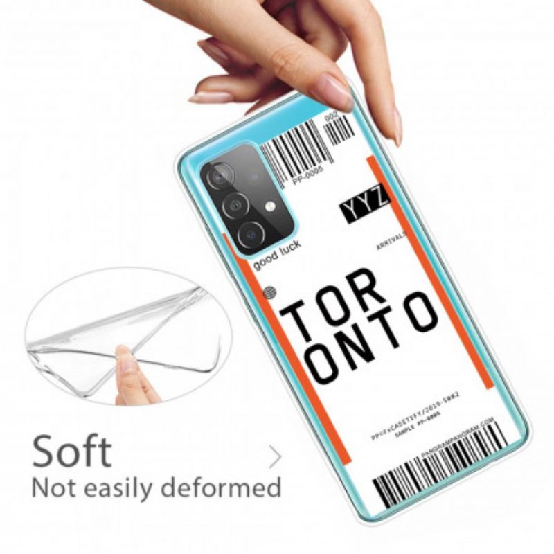 Kuori Samsung Galaxy A32 4G Boarding Pass Torontoon