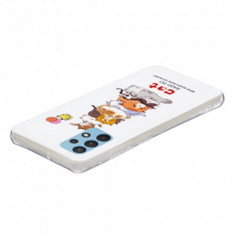 Kuori Samsung Galaxy A32 4G Cats Fluorescent