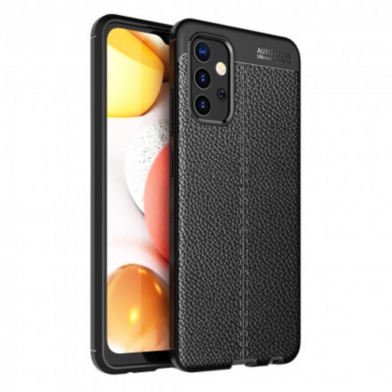 Kuori Samsung Galaxy A32 4G Double Line Litchi Leather Effect