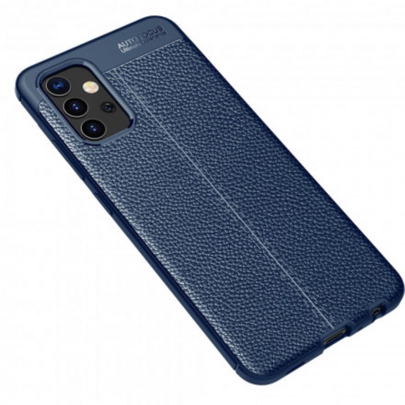 Kuori Samsung Galaxy A32 4G Double Line Litchi Leather Effect