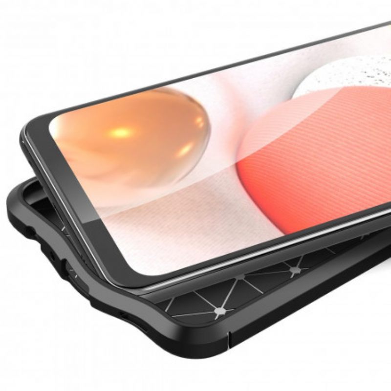 Kuori Samsung Galaxy A32 4G Double Line Litchi Leather Effect