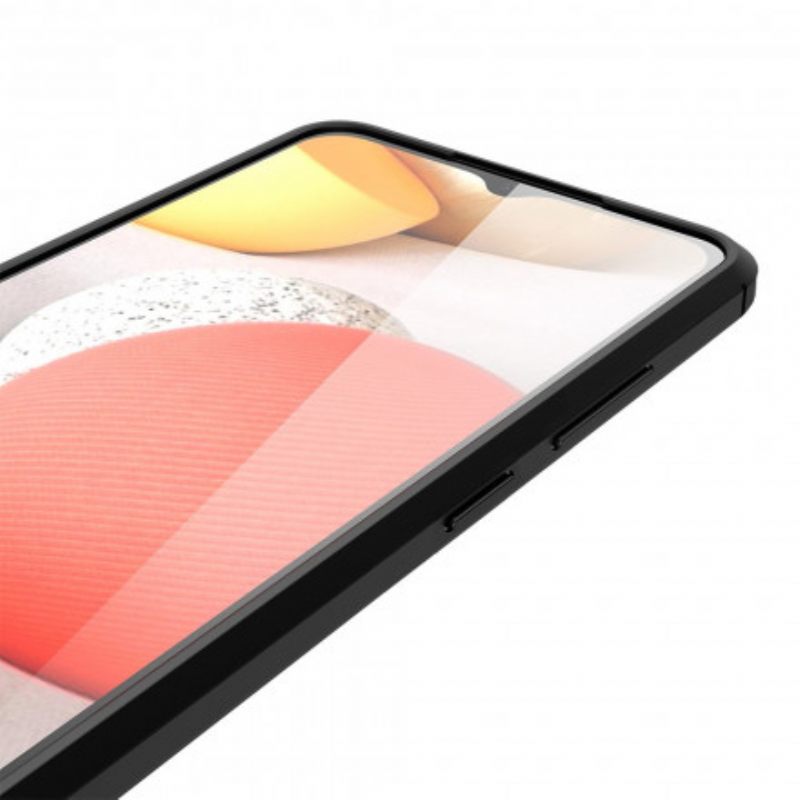Kuori Samsung Galaxy A32 4G Double Line Litchi Leather Effect