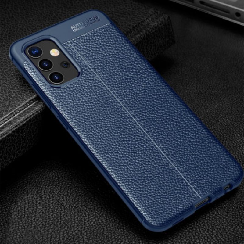 Kuori Samsung Galaxy A32 4G Double Line Litchi Leather Effect