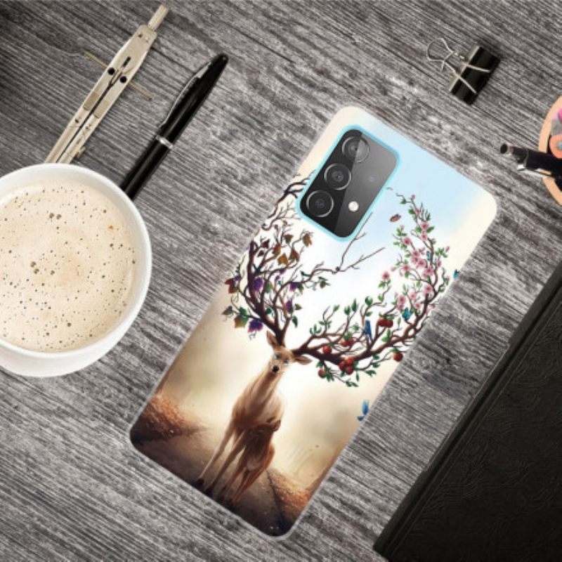 Kuori Samsung Galaxy A32 4G Flexible Deer