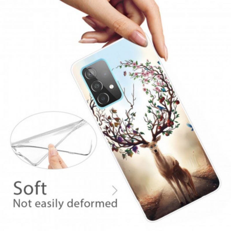 Kuori Samsung Galaxy A32 4G Flexible Deer
