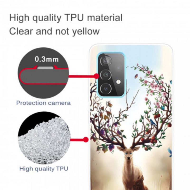 Kuori Samsung Galaxy A32 4G Flexible Deer