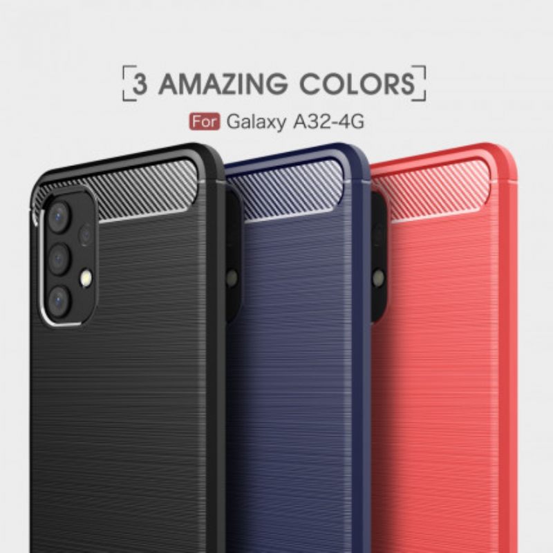 Kuori Samsung Galaxy A32 4G Harjattu Hiilikuitu