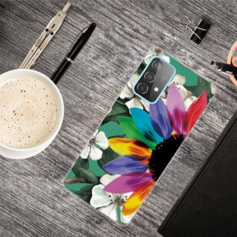 Kuori Samsung Galaxy A32 4G Värikäs Kukka