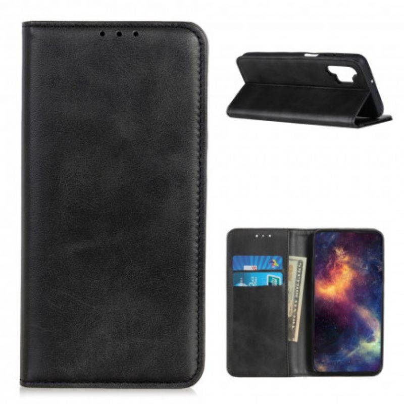 Puhelinkuoret Samsung Galaxy A32 4G Kotelot Flip Haljasnahka