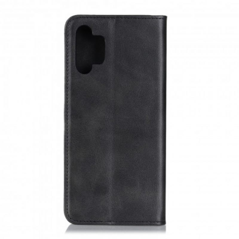 Puhelinkuoret Samsung Galaxy A32 4G Kotelot Flip Haljasnahka