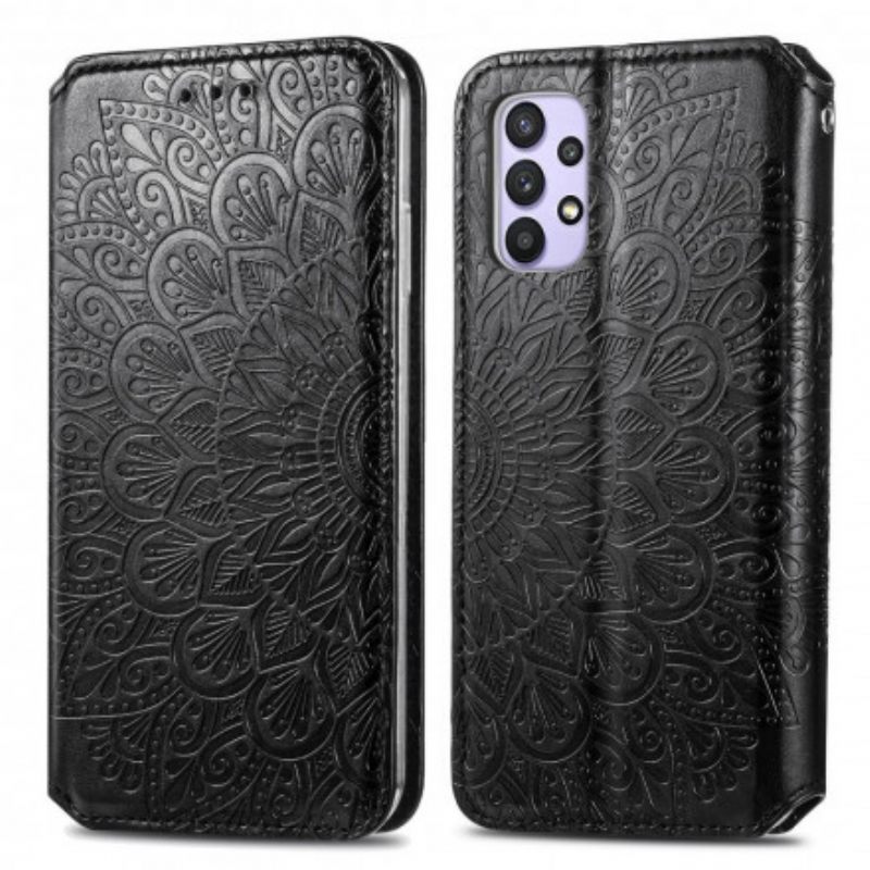 Puhelinkuoret Samsung Galaxy A32 4G Kotelot Flip Mandala