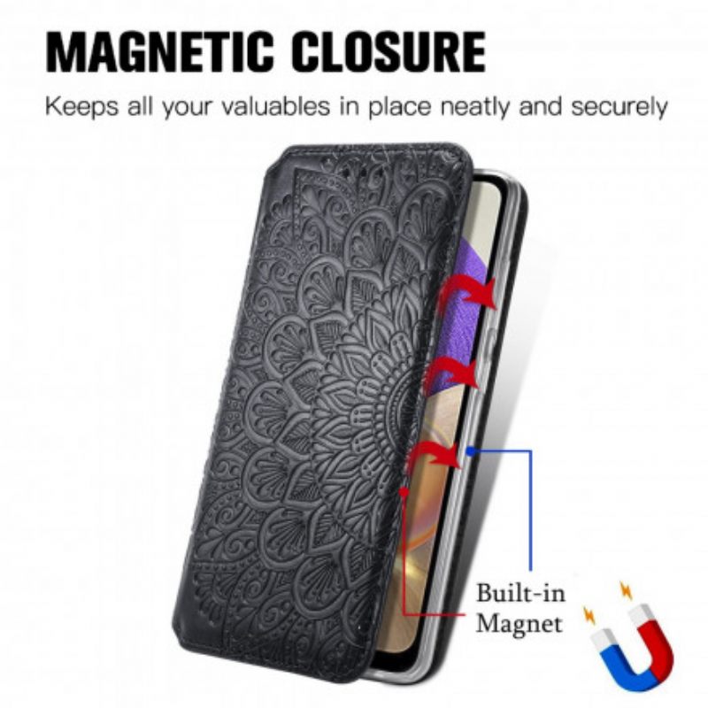 Puhelinkuoret Samsung Galaxy A32 4G Kotelot Flip Mandala