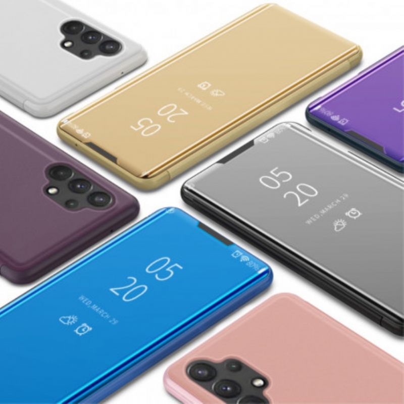 Puhelinkuoret Samsung Galaxy A32 4G Peili Ja Keinonahka