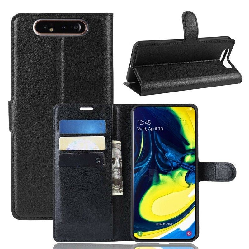Flip Case Samsung Galaxy A90 / A80 Faux Leather Retro
