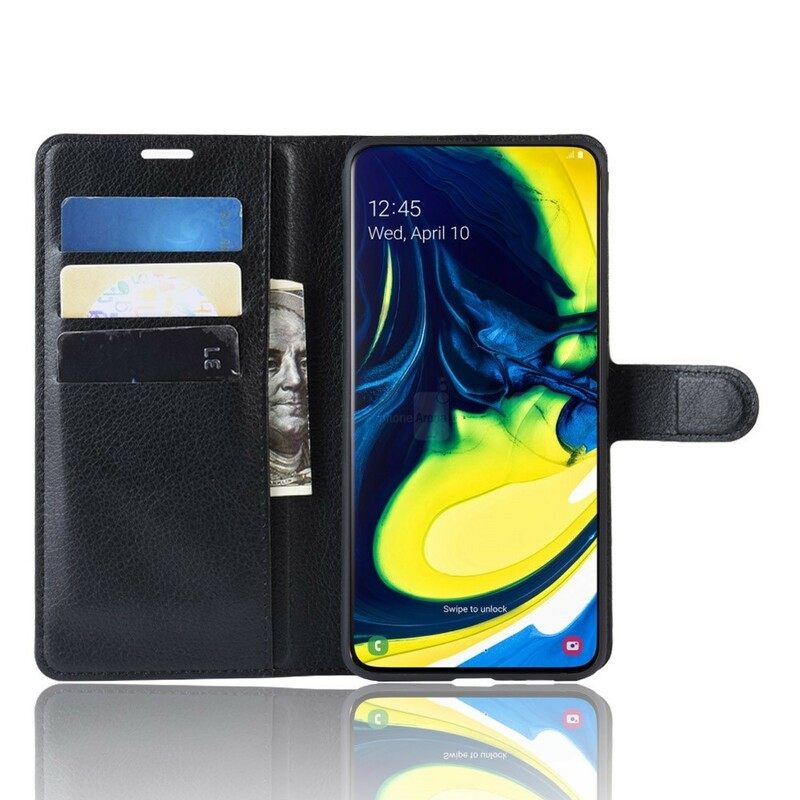 Flip Case Samsung Galaxy A90 / A80 Faux Leather Retro