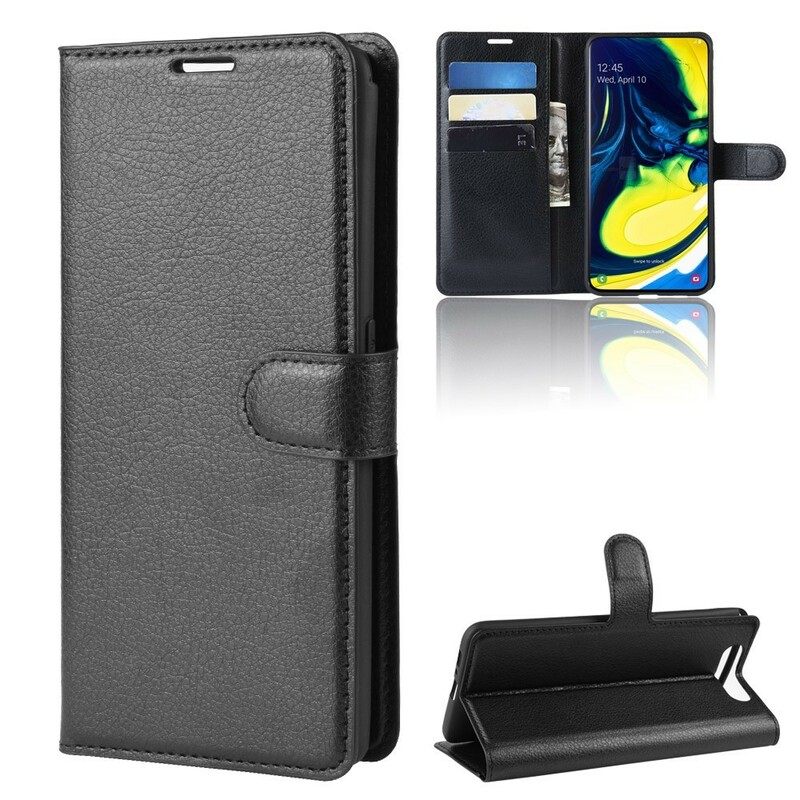 Flip Case Samsung Galaxy A90 / A80 Faux Leather Retro