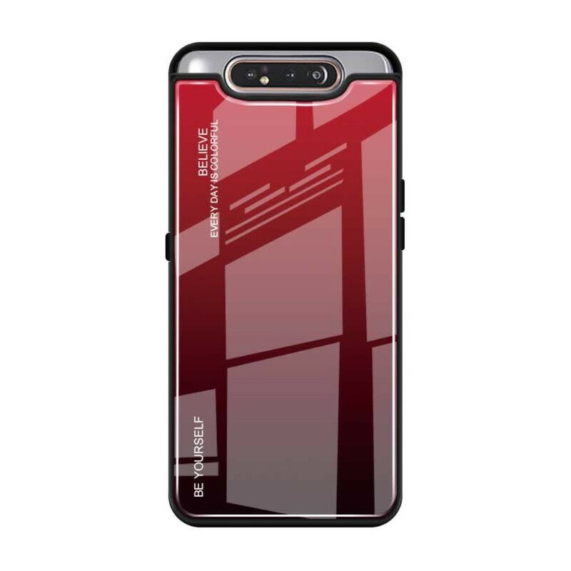 Kuori Samsung Galaxy A90 / A80 Tempered Glass Ole Oma Itsesi