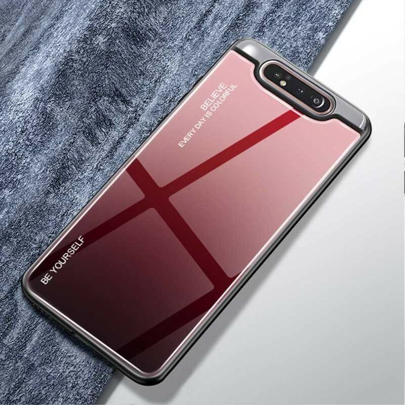 Kuori Samsung Galaxy A90 / A80 Tempered Glass Ole Oma Itsesi