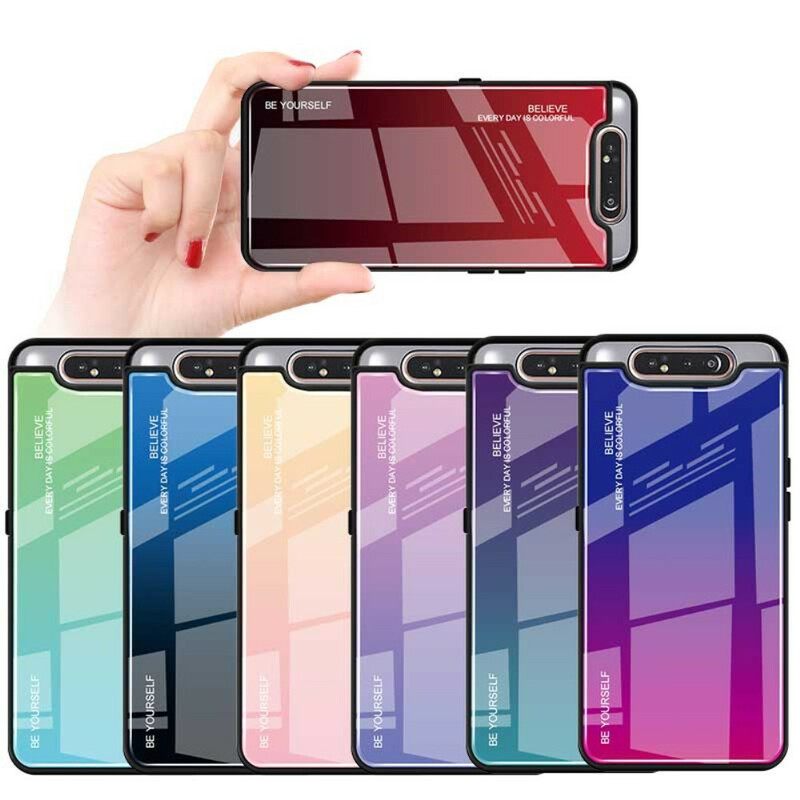 Kuori Samsung Galaxy A90 / A80 Tempered Glass Ole Oma Itsesi