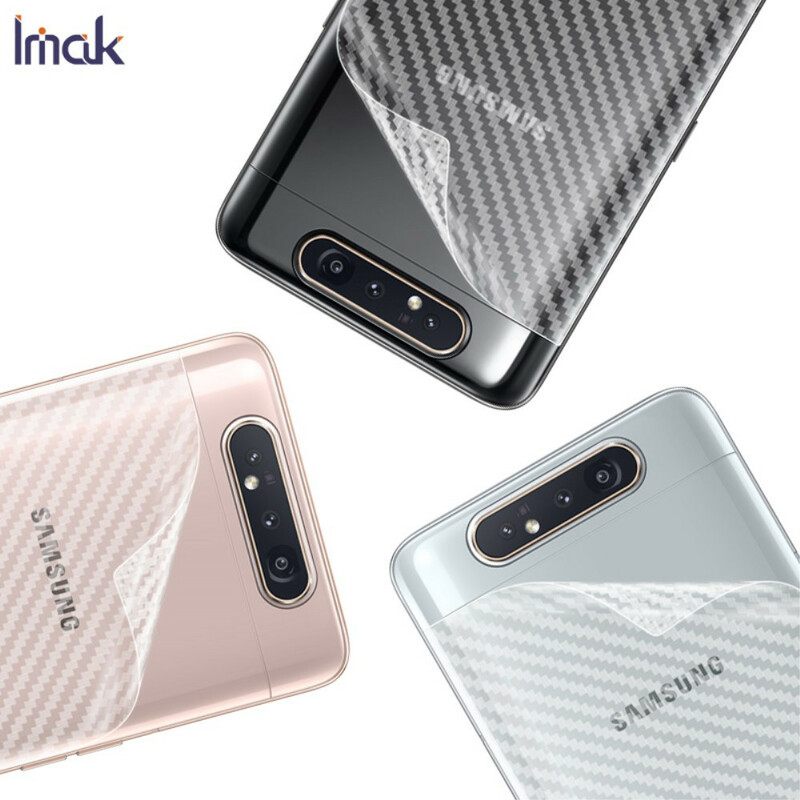 Selkäsuojakalvo Samsung Galaxy A90 / A80 Carbon Style Imak Puhelimelle